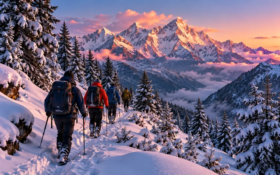Our first winter trek